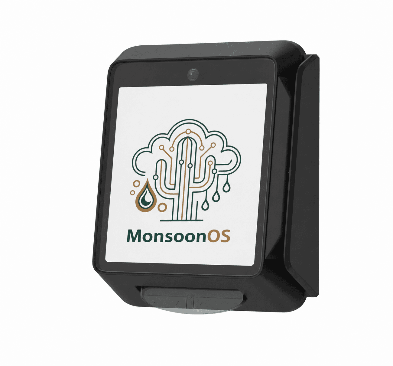 Rain Pay unattended payment terminal — a wall-mounted tap and swipe card reader for self-service wash bays